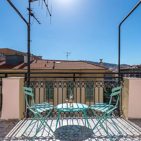 Squared Head-Apartment With Terrace In นีซ ภายนอก รูปภาพ