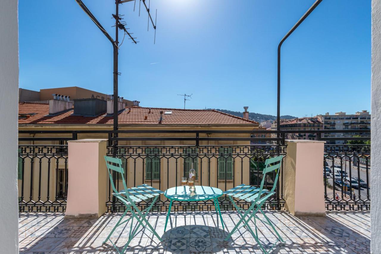 Squared Head-Apartment With Terrace In นีซ ภายนอก รูปภาพ